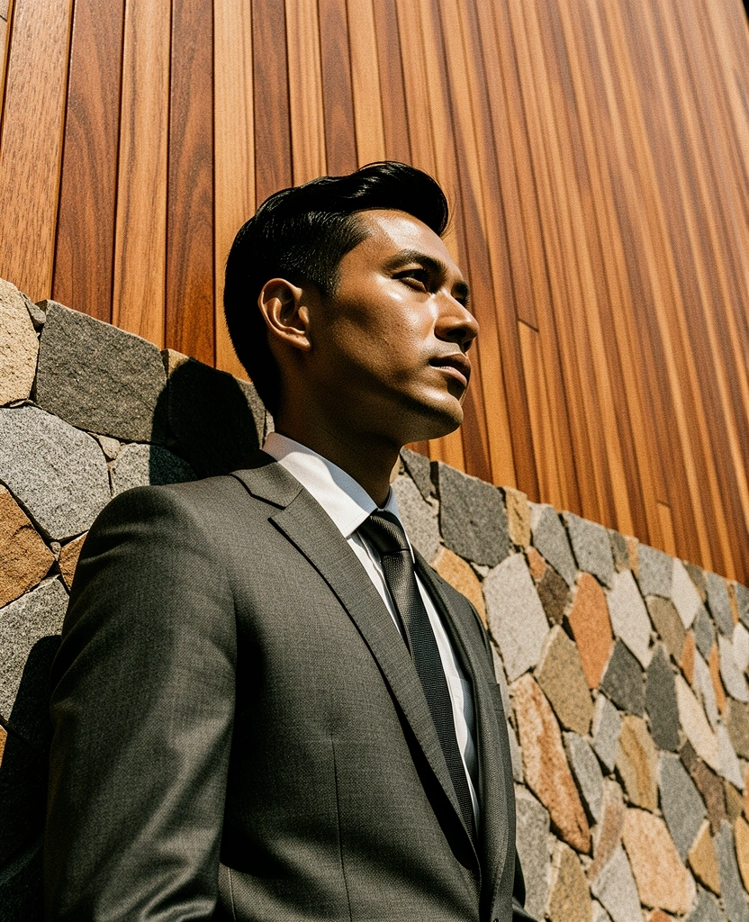 Sophisticated Indonesian menswear editorial